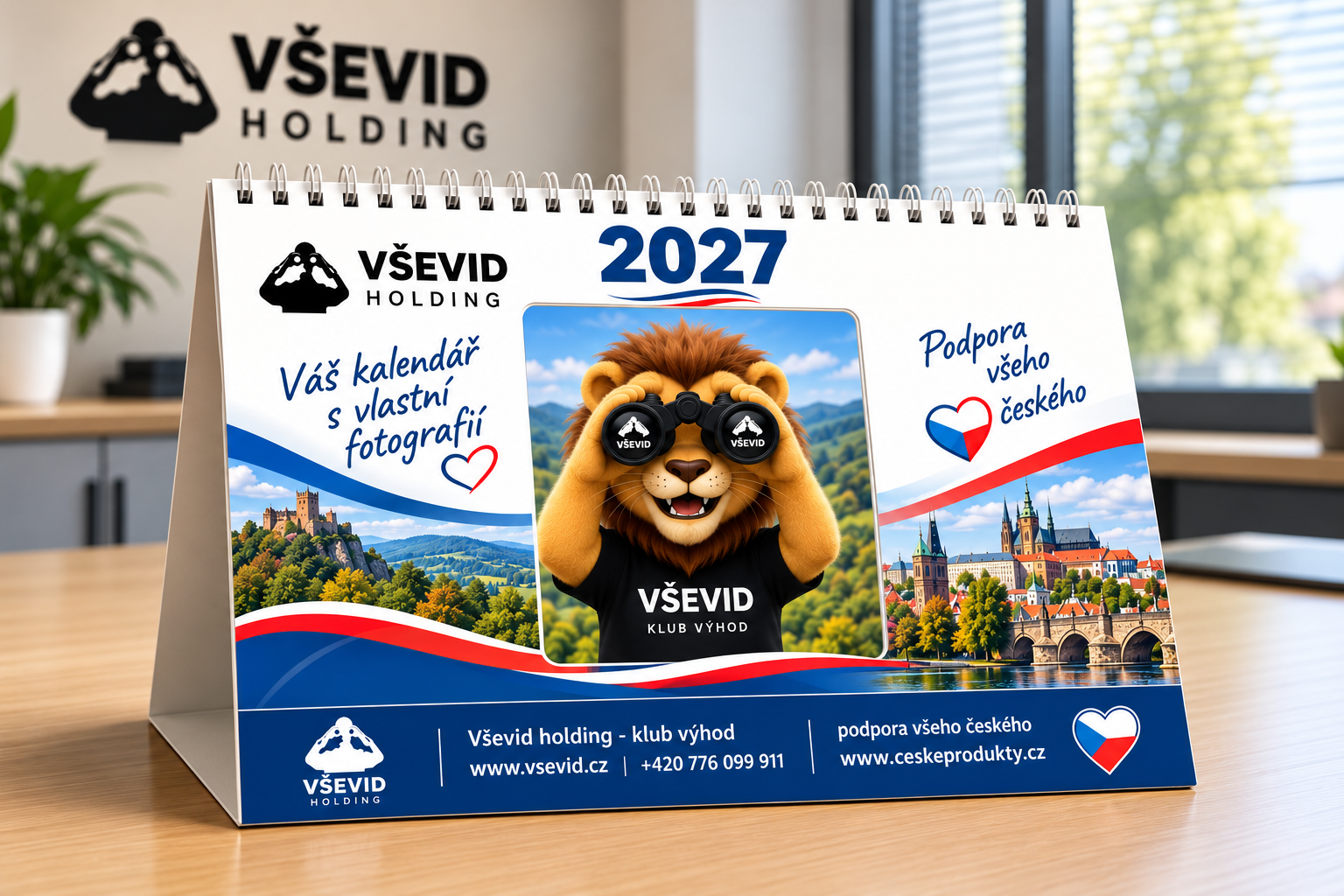 Novinka Vševid: Originální fotokalendář s vlastní fotografií!