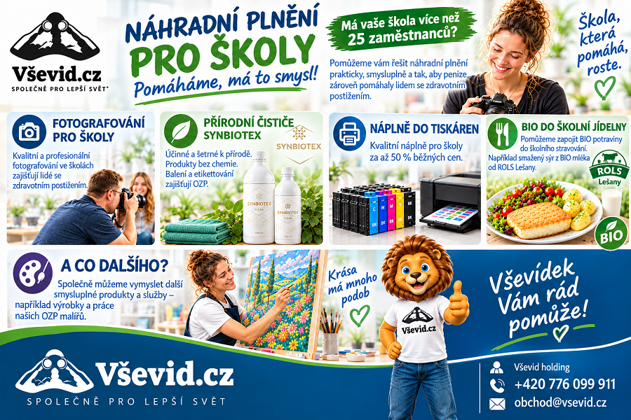 Náhradní plnění pro školy: Pomáháme, má to smysl!